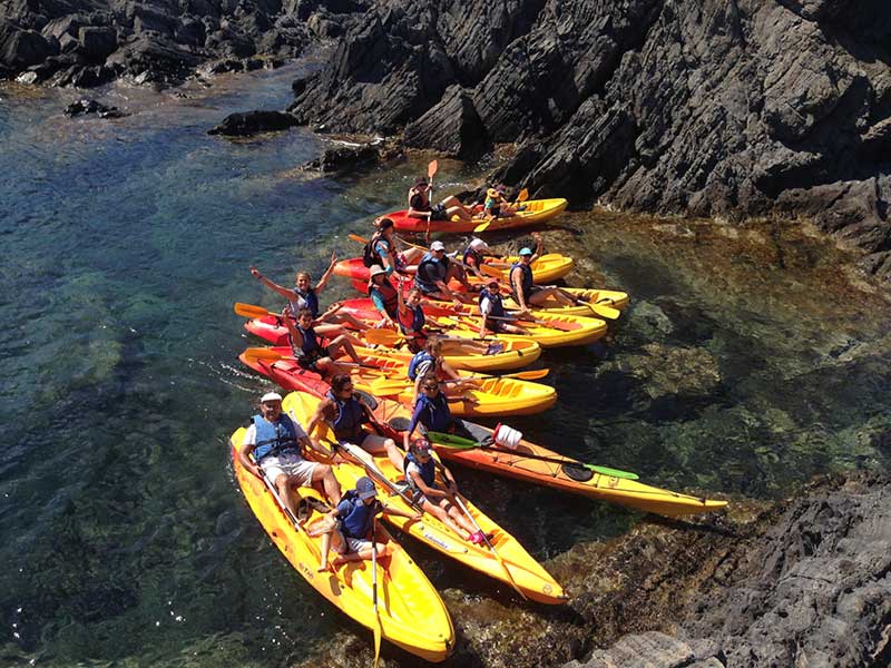 kayak sur la costa brava