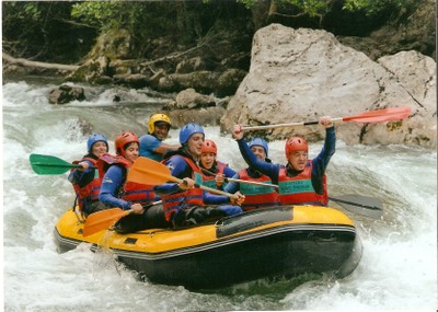 rafting en catalogne