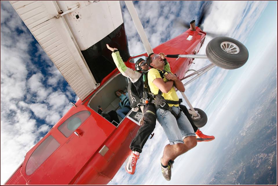 skydiving and free fall near barcelona